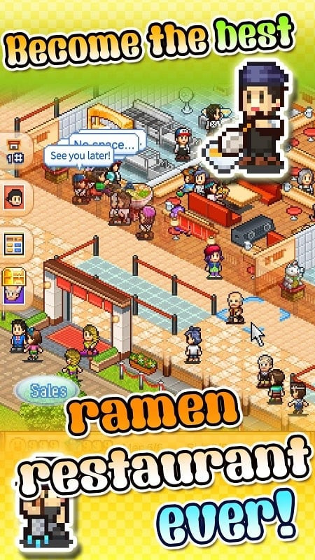 The Ramen Sensei 2 Mod - Hình ảnh trò chơi cho thấy quá trình chế biến Ramen