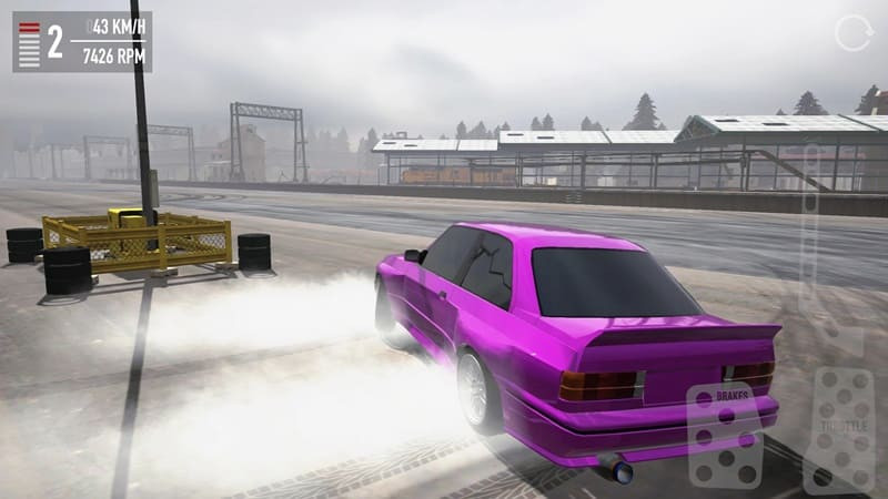 A variety of car options with customization features in The Touge.