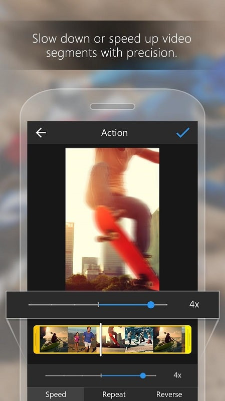 Thêm hiệu ứng cho video với ActionDirector Video Editor MOD APK