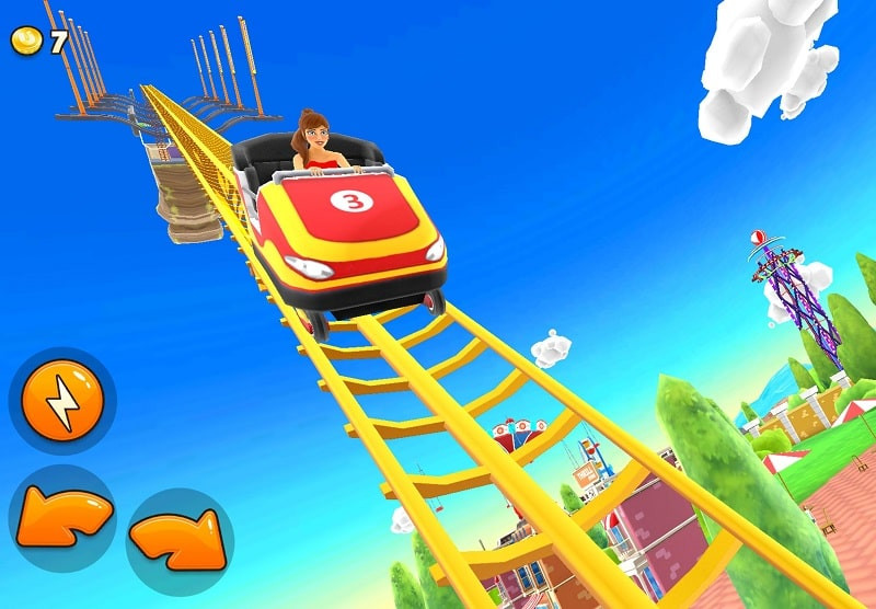 Thrill Rush Theme Park MOD APK Gameplay