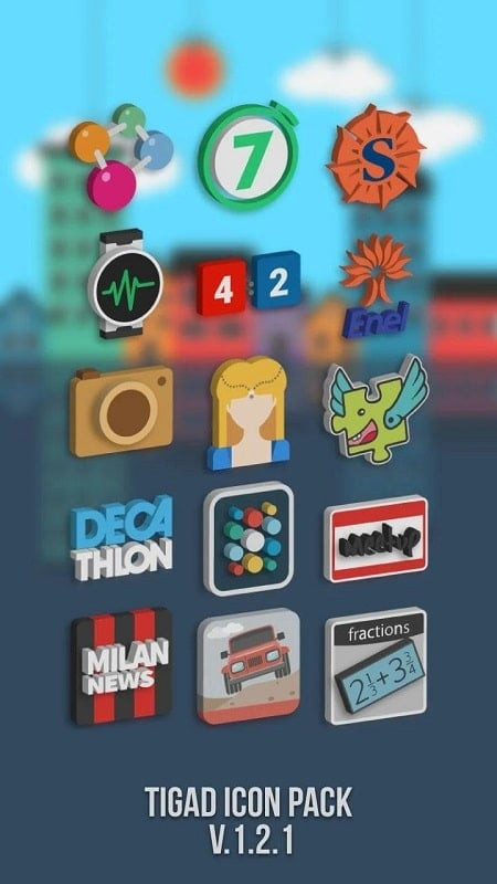 Tigad Pro Icon Pack on Android