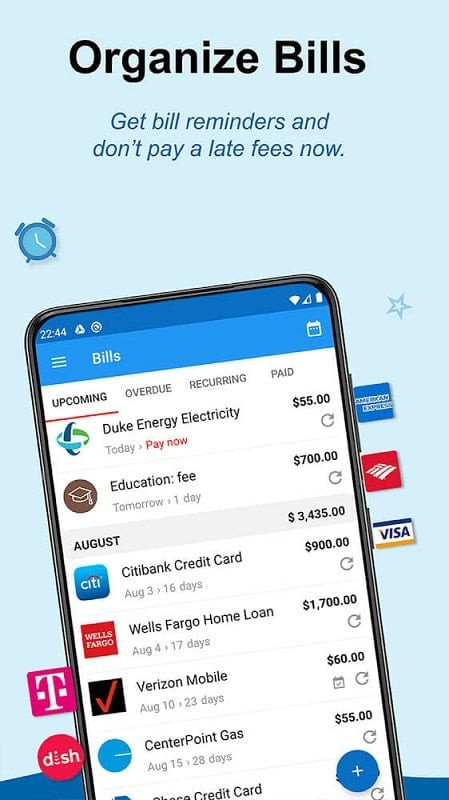 TimelyBills MOD APK - Expense Statistics