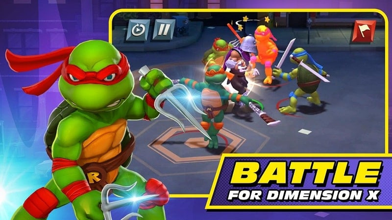 TMNT: Mutant Madness boss battle