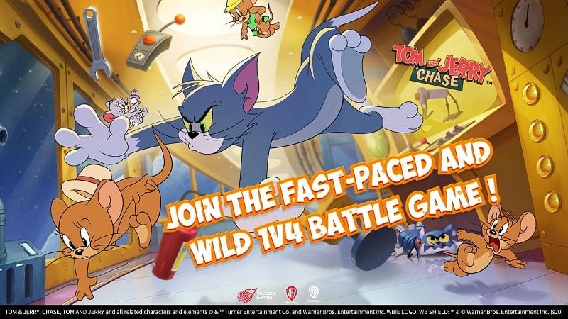 Tom and Jerry: Chase gameplay screenshot showing in-game items