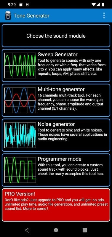 Tone Generator PRO MOD