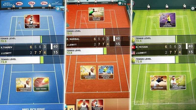 TOP SEED Tennis character customization