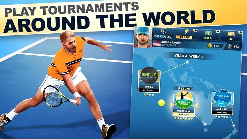 TOP SEED Tennis MOD APK screenshot