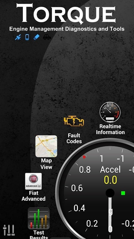 Torque Pro App Screenshot showing car diagnostics