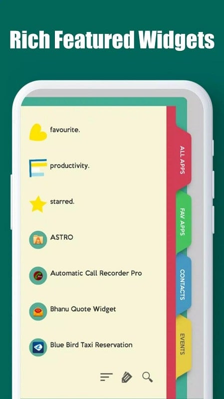 Total Launcher customized phone screen