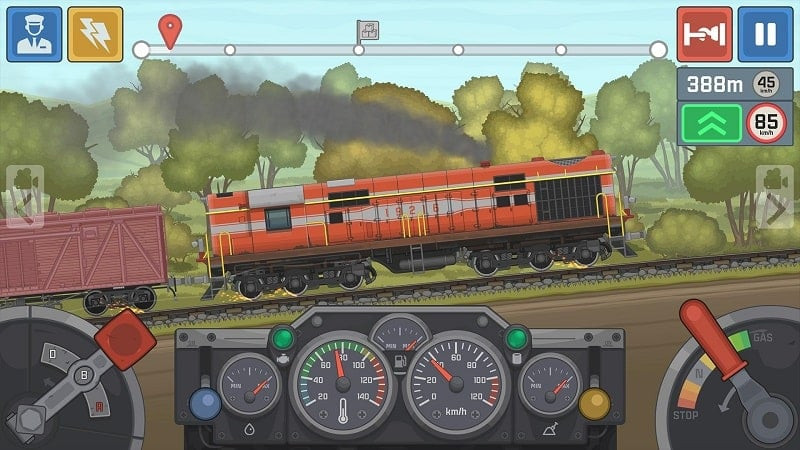 Train Simulator 2D Gameplay