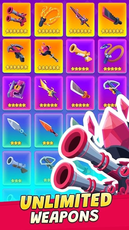 Equipment in Monster Raid mod apk