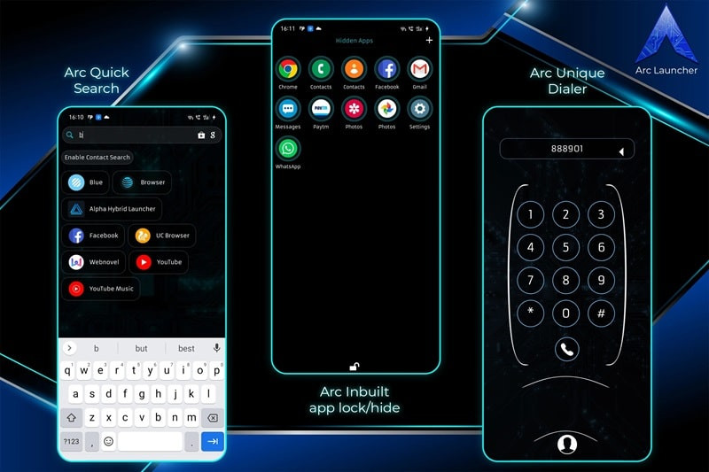 ARC Launcher's Dialer