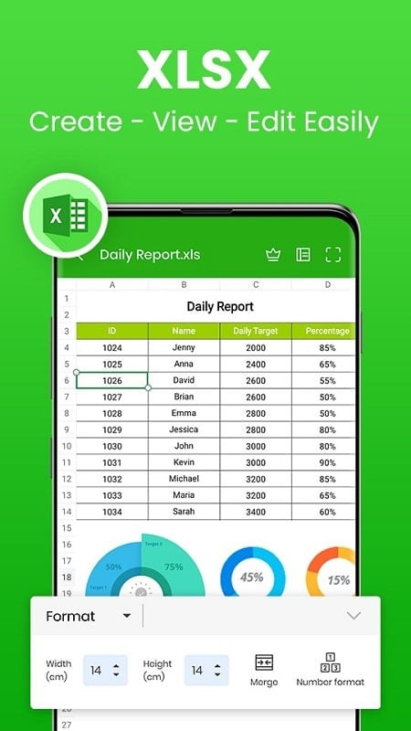 Word Office MOD APK Editor Interface