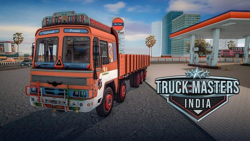 Truck customization options in Truck Masters India MOD APK