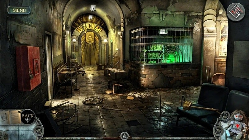 True Fear: Forsaken Souls 1 gameplay screenshot showing a dark room