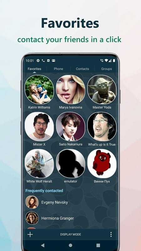 True Phone MOD APK contact organization