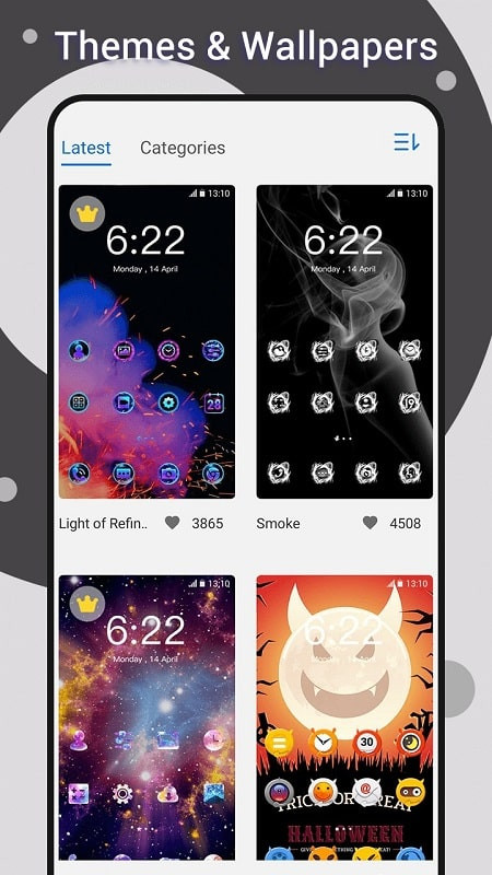 Customizing Note Launcher Interface