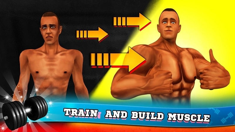 Character customization options in Fitness Gym