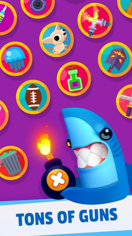 Ultimate Bowmasters MOD APK Weapon Selection