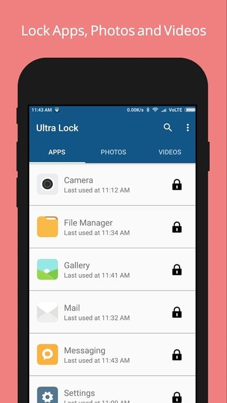 Access attempt tracking feature in Ultra Lock