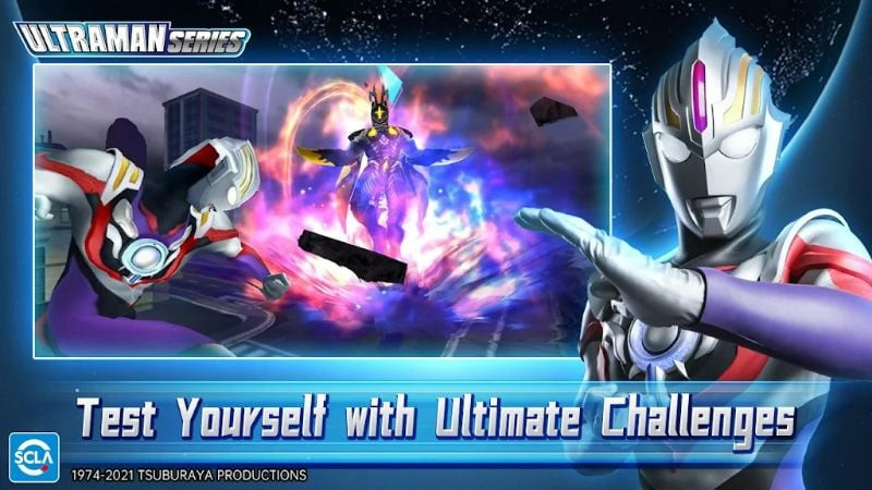 Ultraman: Fighting Heroes MOD APK gameplay screenshot