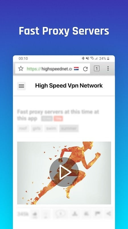 Unblock Site VPN Proxy Browser MOD APK Normal Mode