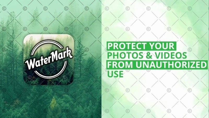 Ứng dụng Add Watermark on Photos giúp bảo vệ bản quyền ảnh