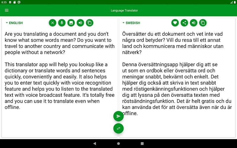 Ứng dụng dịch thuật ngoại tuyến Offline Language Translator MOD APK