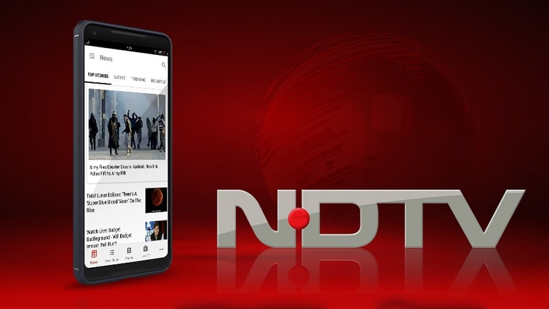 Ứng dụng NDTV News trên điện thoại