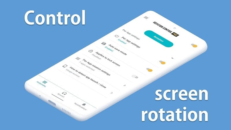 Ứng dụng Rotation Control Pro