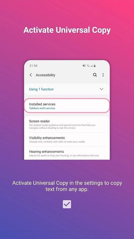 Universal Copy MOD APK Multilingual Support