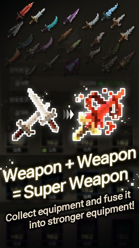 Unknown Heroes Idle Weapon Upgrade