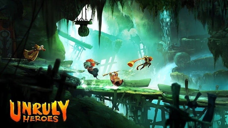 Unruly Heroes gameplay screenshot