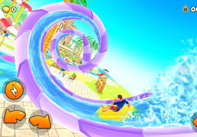 Uphill Rush Water Park Racing MOD APK: Upgrade Rafts for Speed