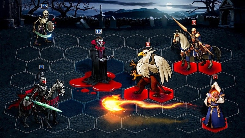 Vampire Rising: Magic Arena MOD APK Screenshot