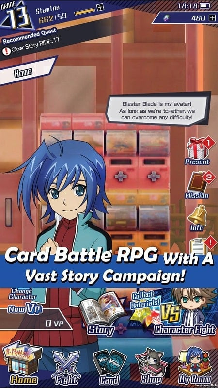 Vanguard ZERO storyline screenshot