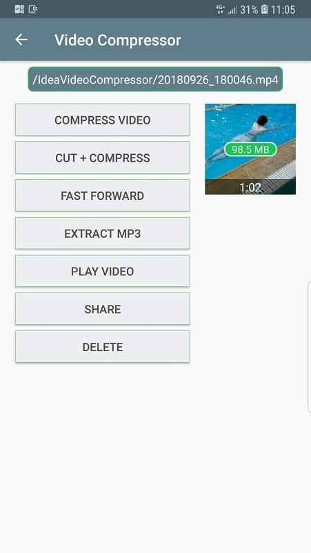 Video Compressor MOD APK - Chất lượng video cao