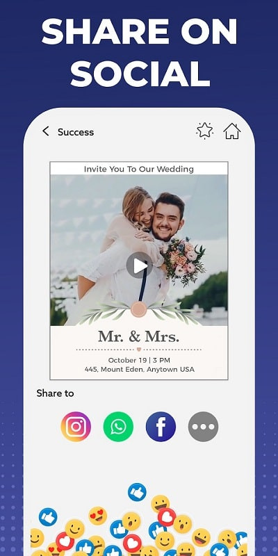 Benefits of using Video Invitation Maker MOD APK