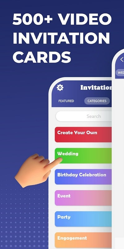 Video Invitation Maker MOD APK Screenshot