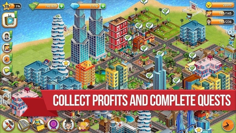 Download Village Island City Simulation MOD APK