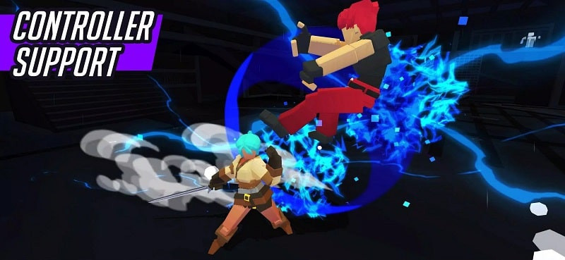 Vita Fighters in-game combat screenshot