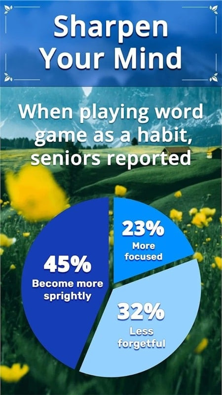 Vita Word for Seniors MOD APK Challenging Level Screenshot