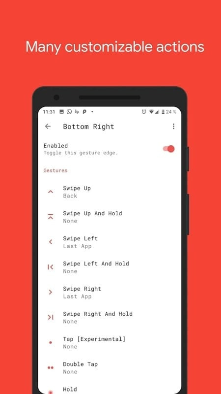 Launching an app with Vivid Navigation Gestures