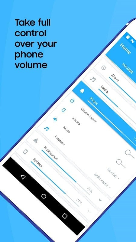 Volume Control app screenshot