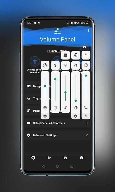 Volume Control Panel Pro Display