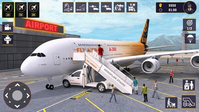 Overcome challenges and earn exciting rewards in Airplane Games 3D MOD APK