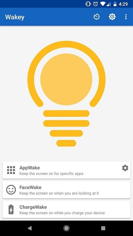 Wakey MOD APK - AppWake Mode