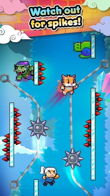 Wall Kickers obstacles screenshot