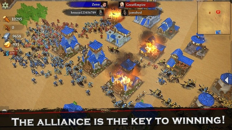 War of Kings alliance gameplay screenshot