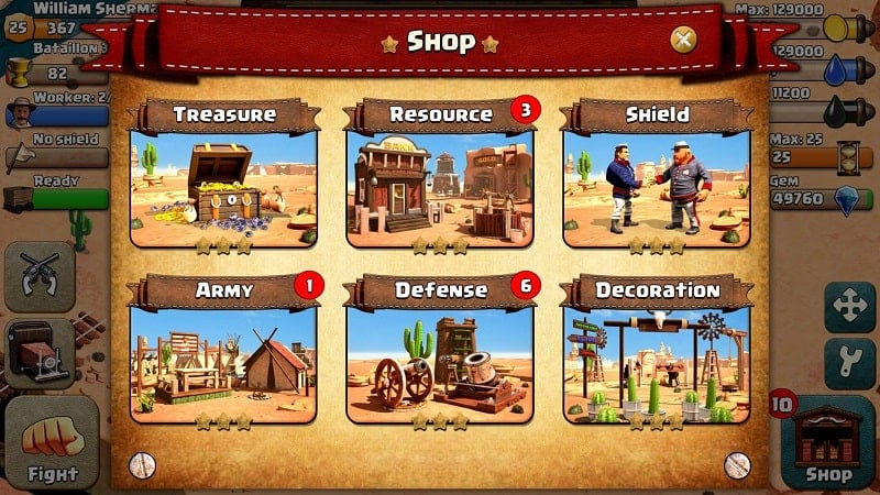 War Wild West MOD APK Guild Battles